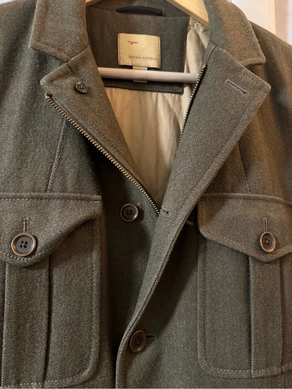 BANANA REPUBLIC MENS Wool COAT/JACKET M